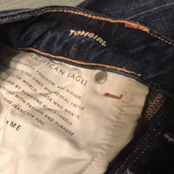American eagle button fly jeans Tom girl size 10 - Picture 7 of 9